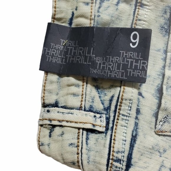 Thrill The Collection Skinny Acid Wash Jeans sz 9 - Picture 9 of 12